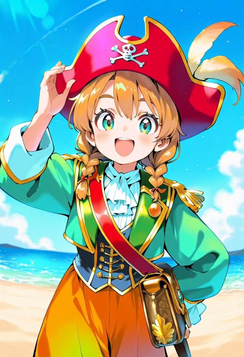 海賊衣装 | の人気AIイラスト・グラビア