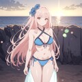 AQUA水着少女 2枚目