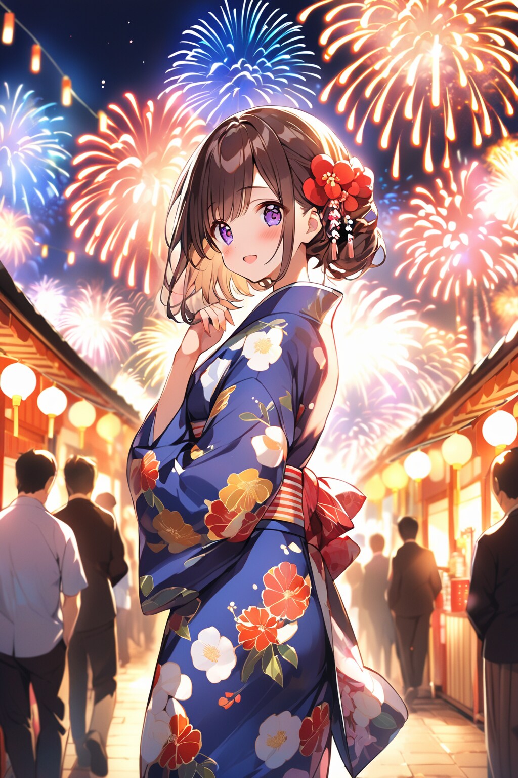 花火大会 | の人気AIイラスト・グラビア