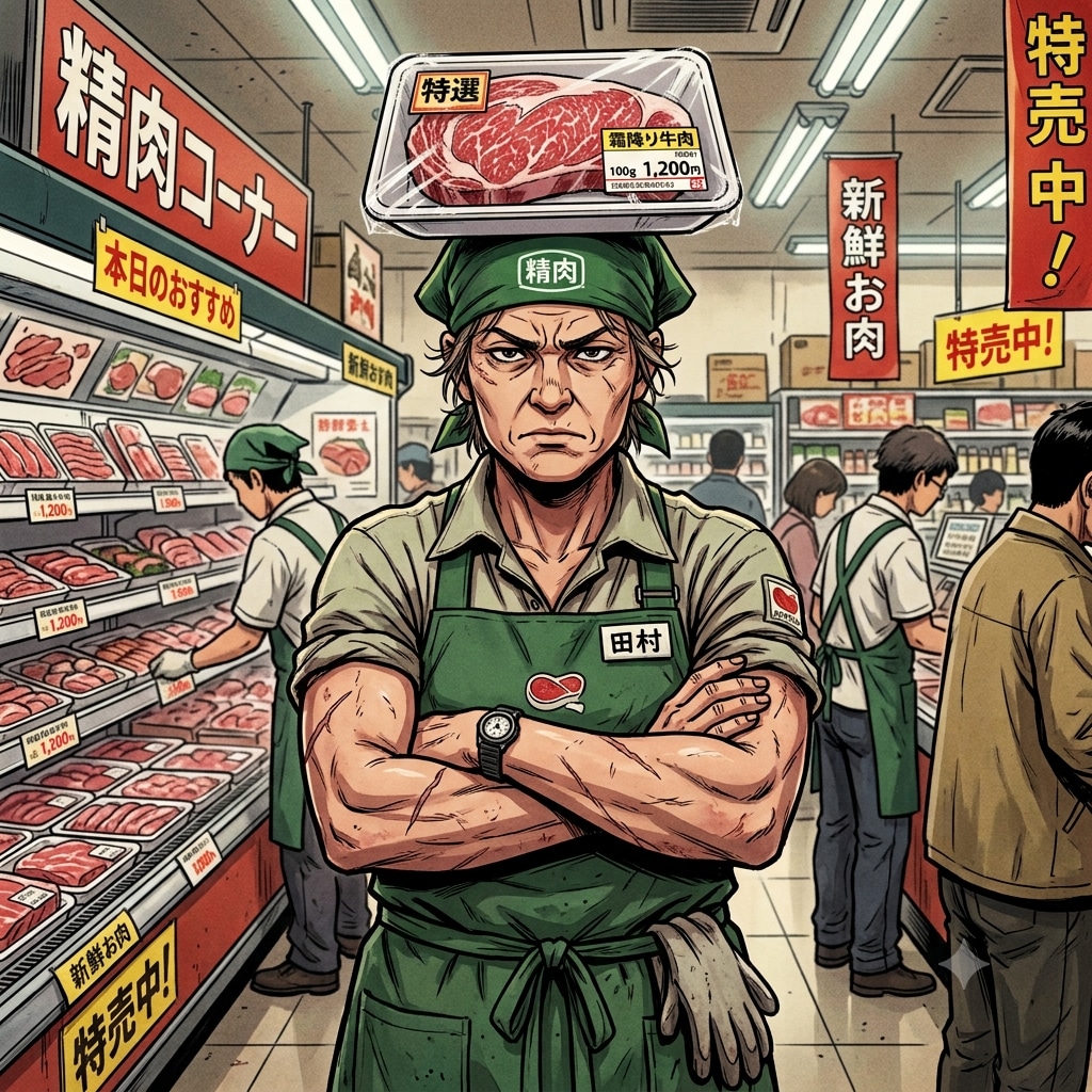 【頭上縛り】30.「に」→「肉」モロヘイヤマン