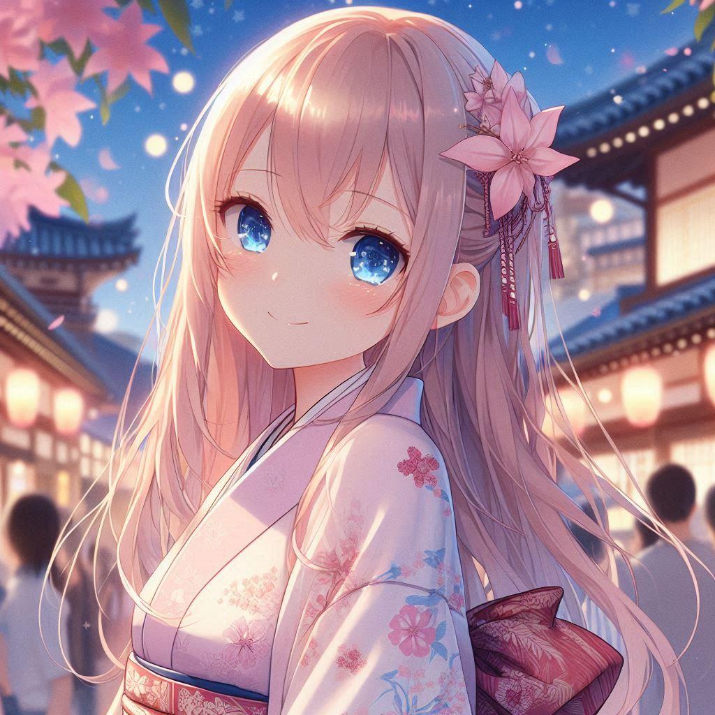 着物の女の子 kimono girl