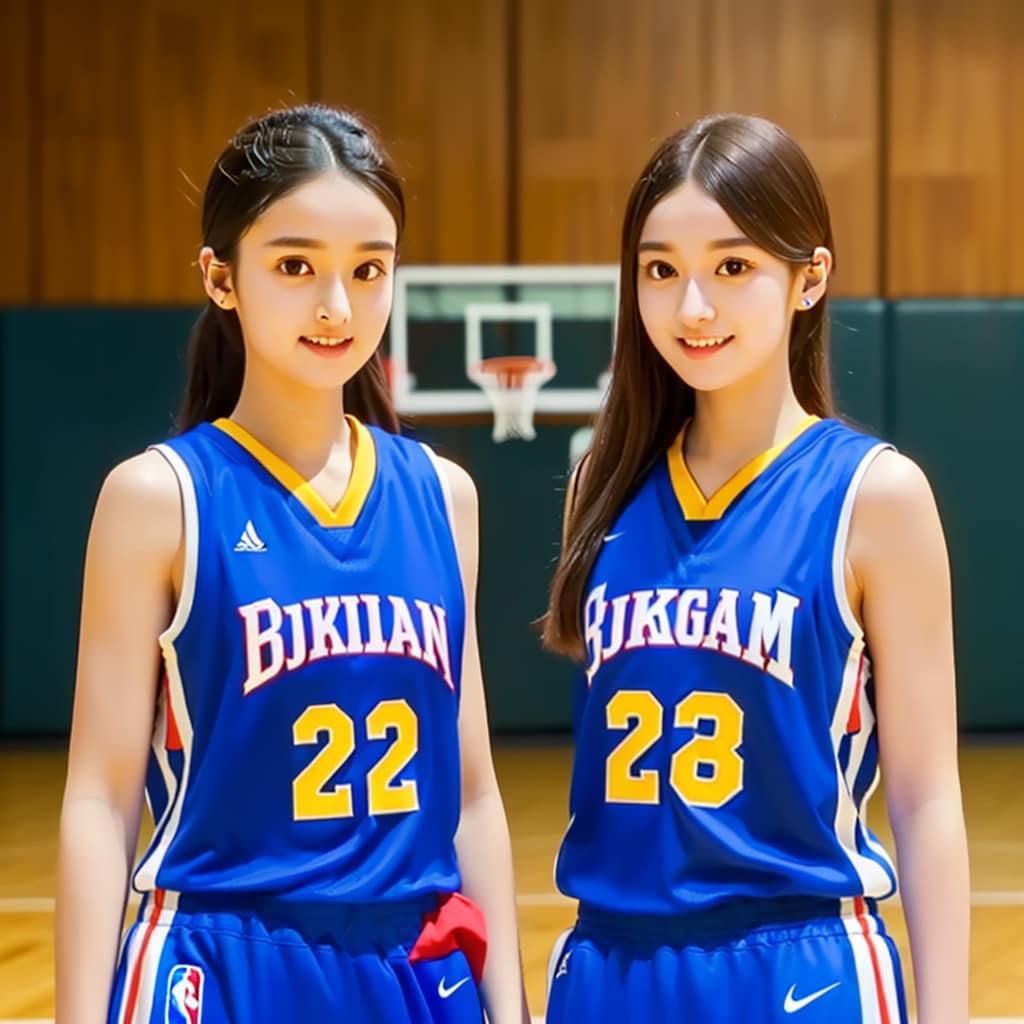 双子バスケ姉妹