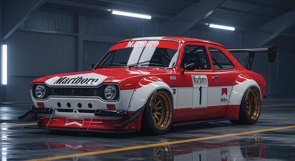 マルボロフォードエスコートレーシングカー