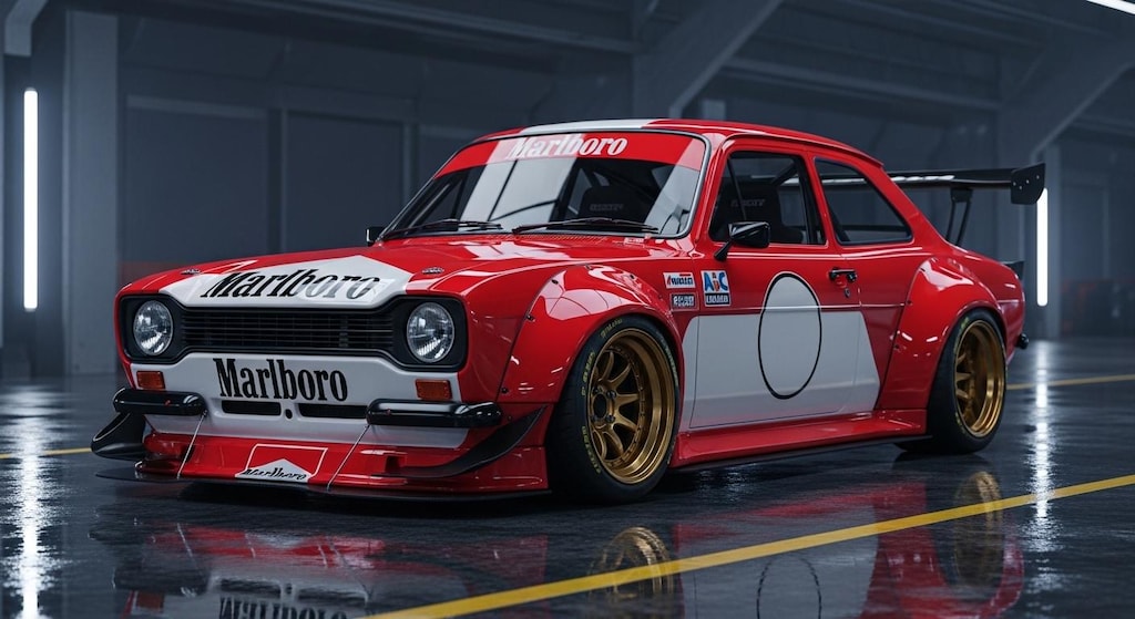 マルボロフォードエスコートレーシングカー