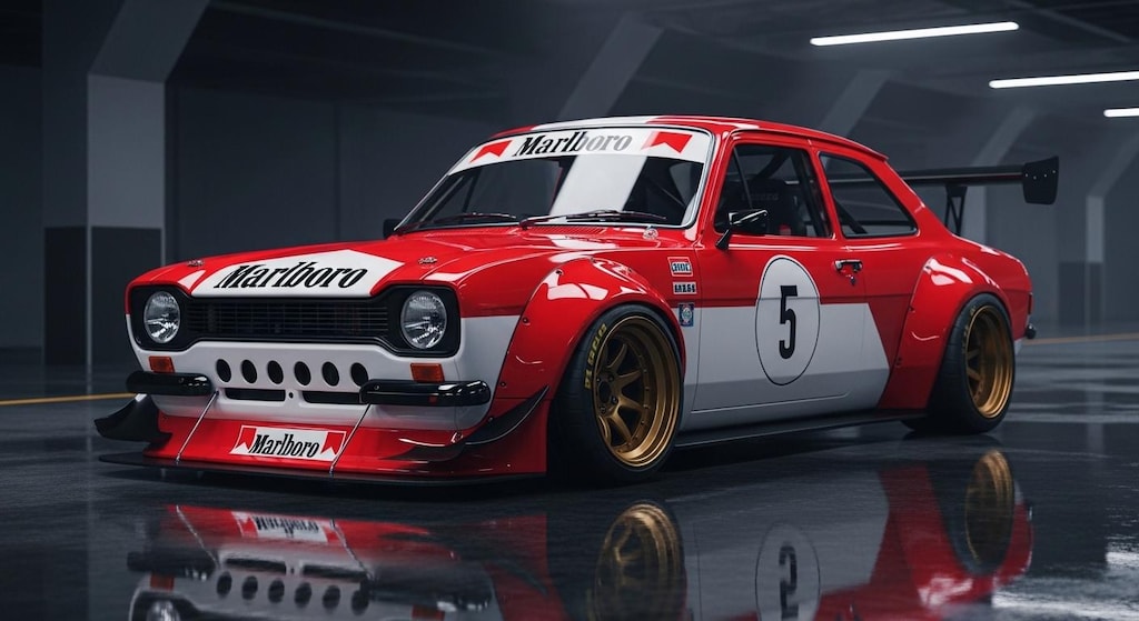 マルボロフォードエスコートレーシングカー