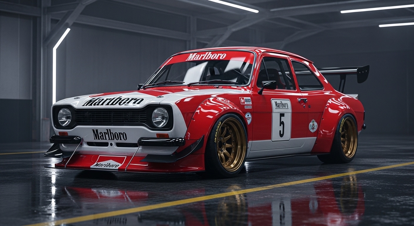 マルボロフォードエスコートレーシングカー | の人気AIイラスト・グラビア