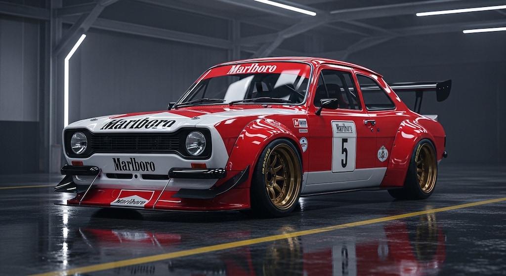 マルボロフォードエスコートレーシングカー