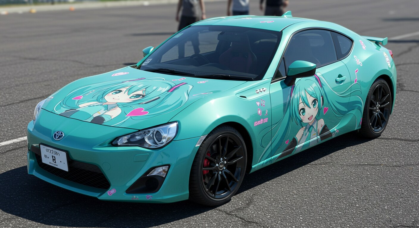 初音ミク86痛車 | の人気AIイラスト・グラビア