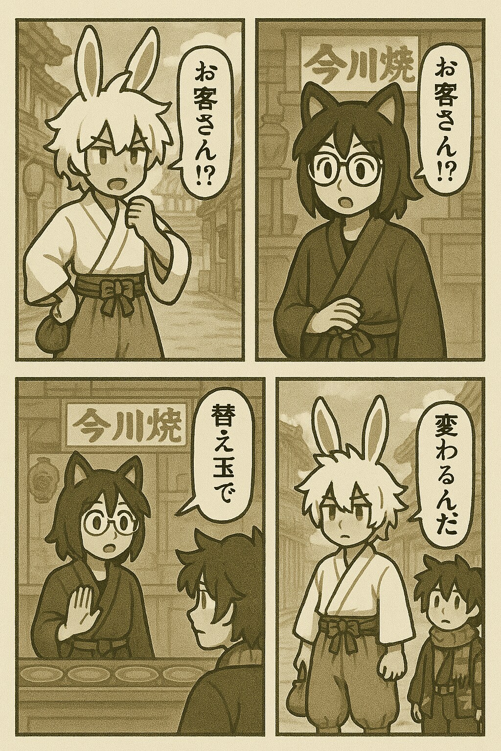 不条理日常今川焼屋まんが