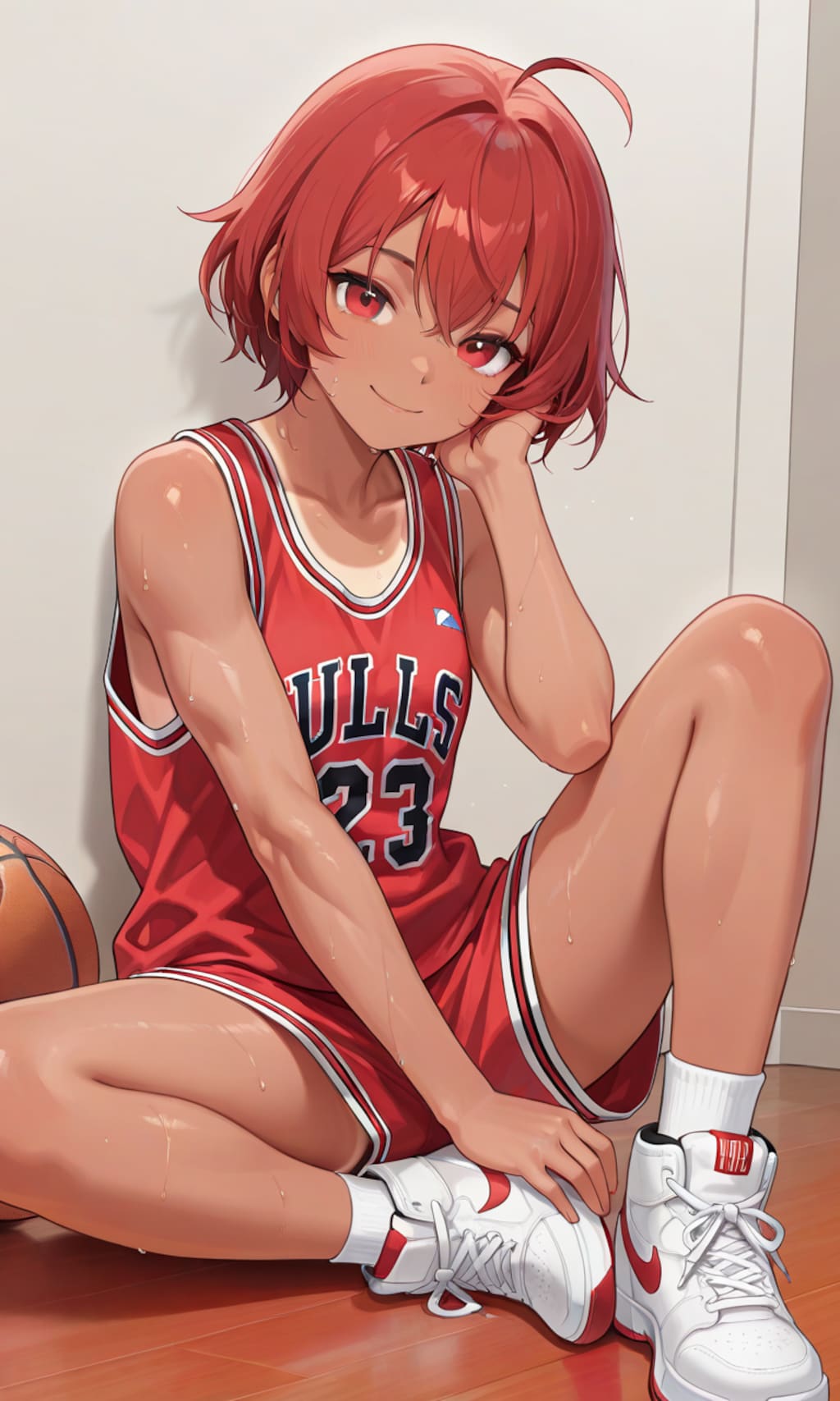 スポーツ少女のふくらはぎ