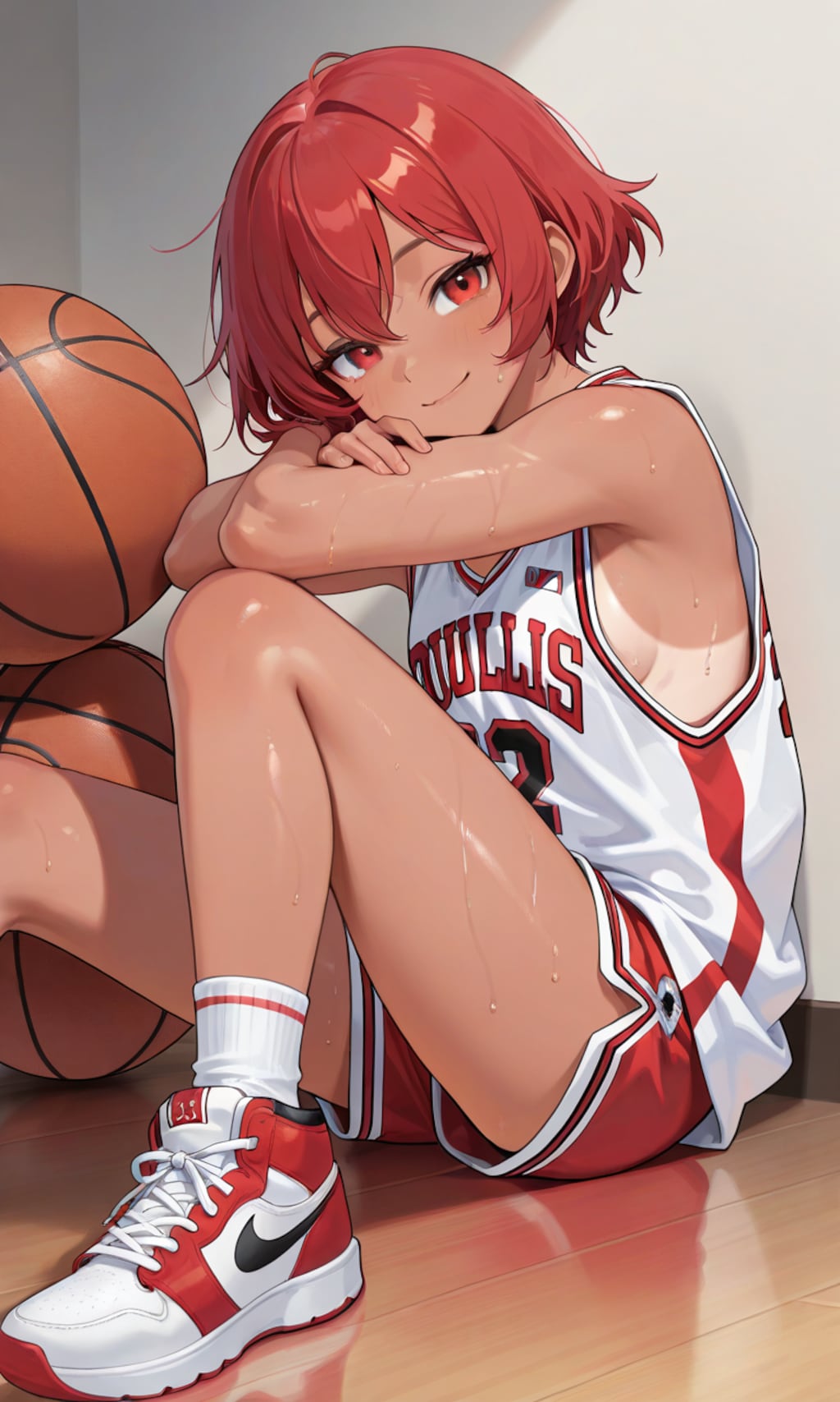 スポーツ少女のふくらはぎ