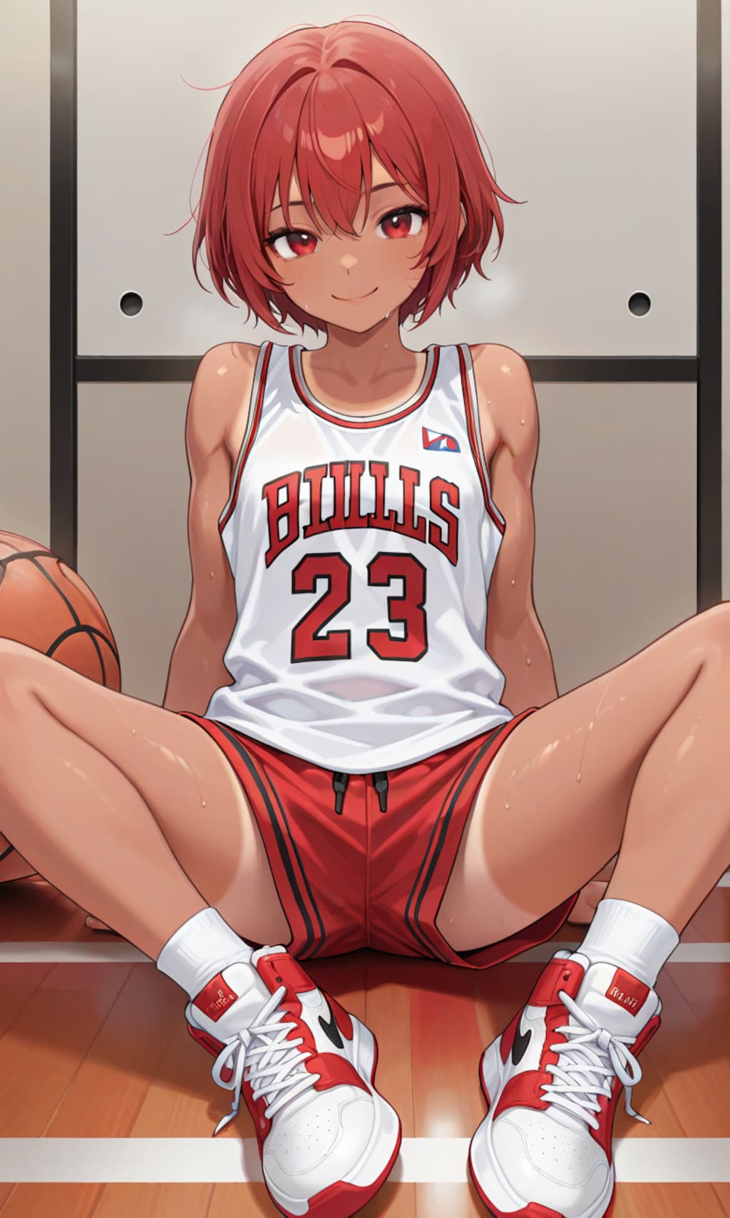 スポーツ少女のふくらはぎ