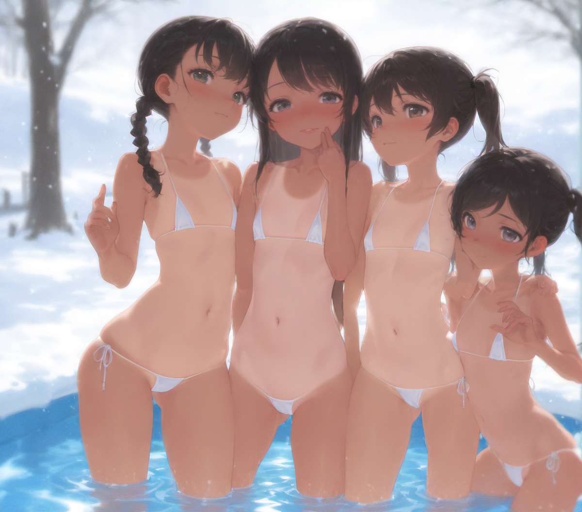 水泳部の冬