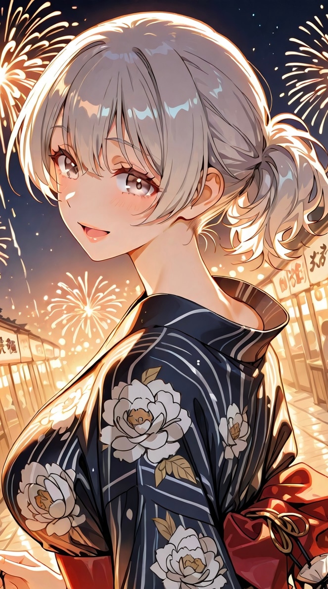 浴衣美人(*˘︶˘*).。.:*♡