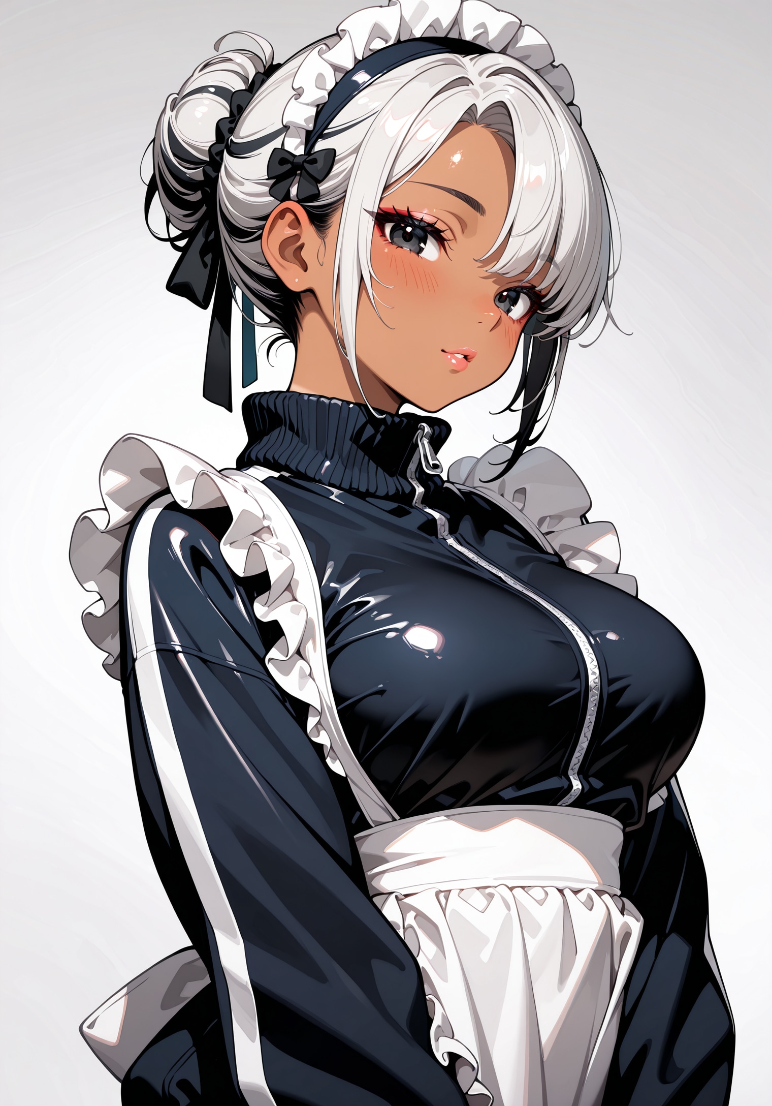 白ギャルメイド① | の人気AIイラスト・グラビア