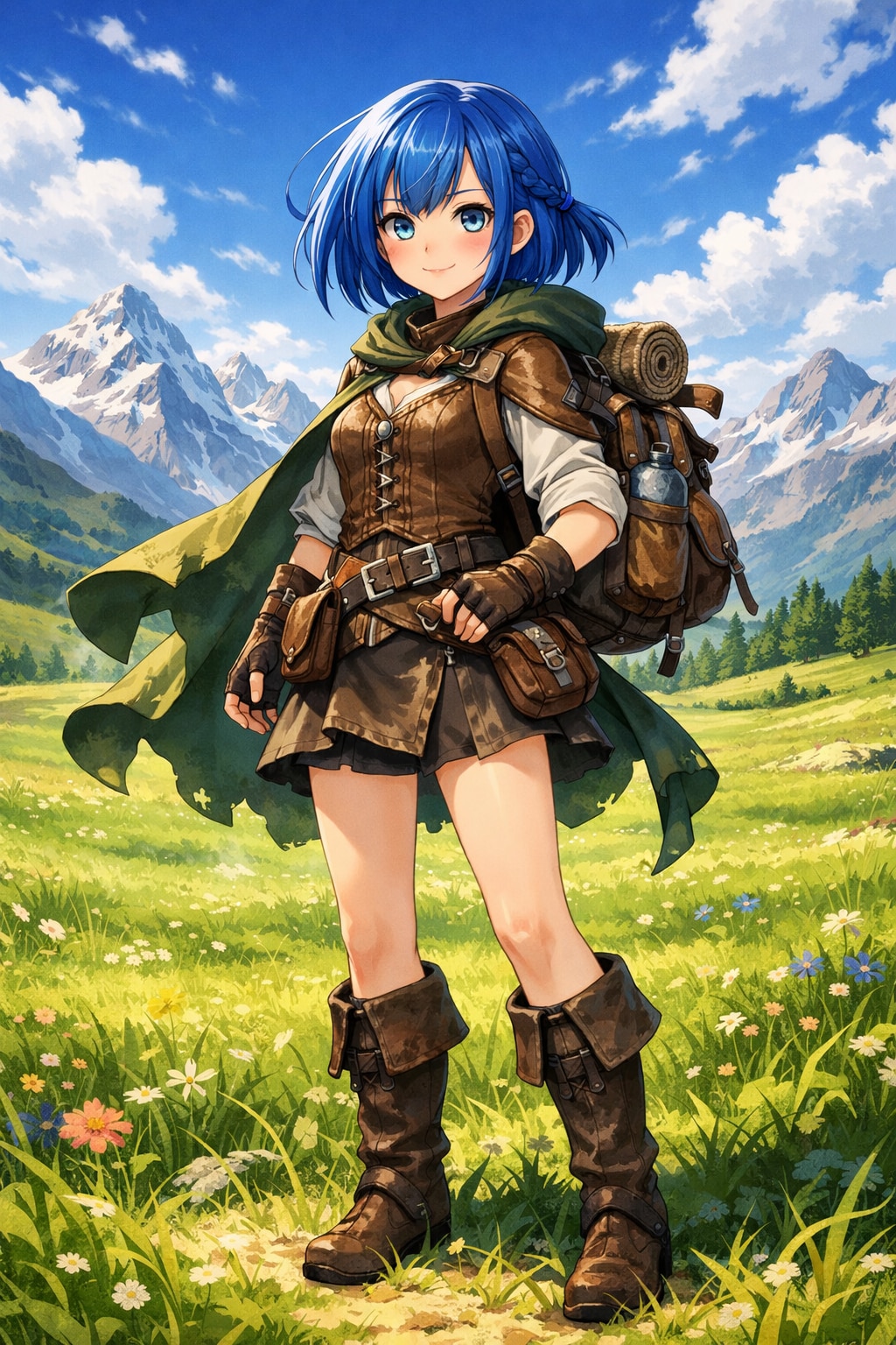 風を地図にする少女 | の人気AIイラスト・グラビア