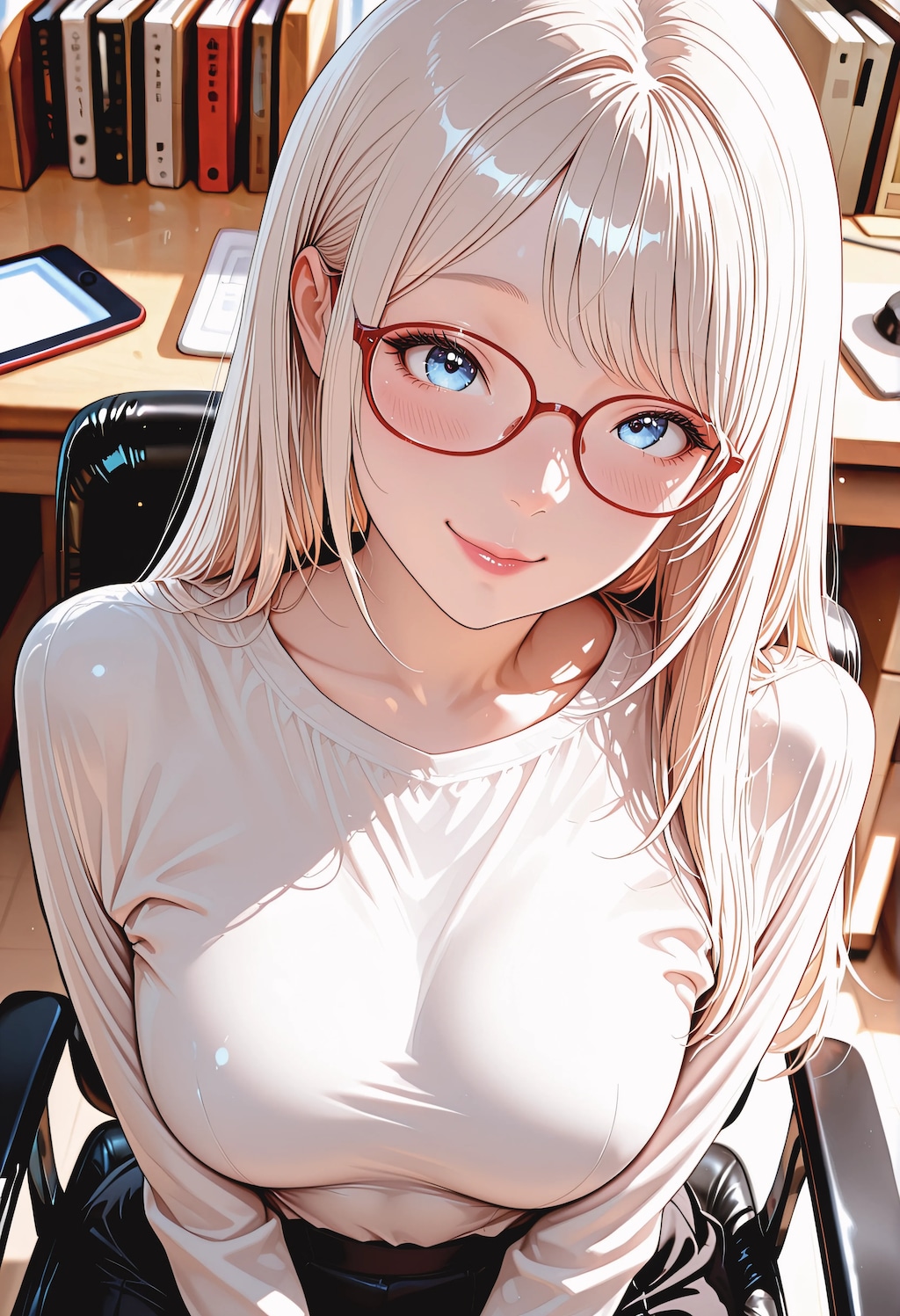 美月ちゃんお仕事中