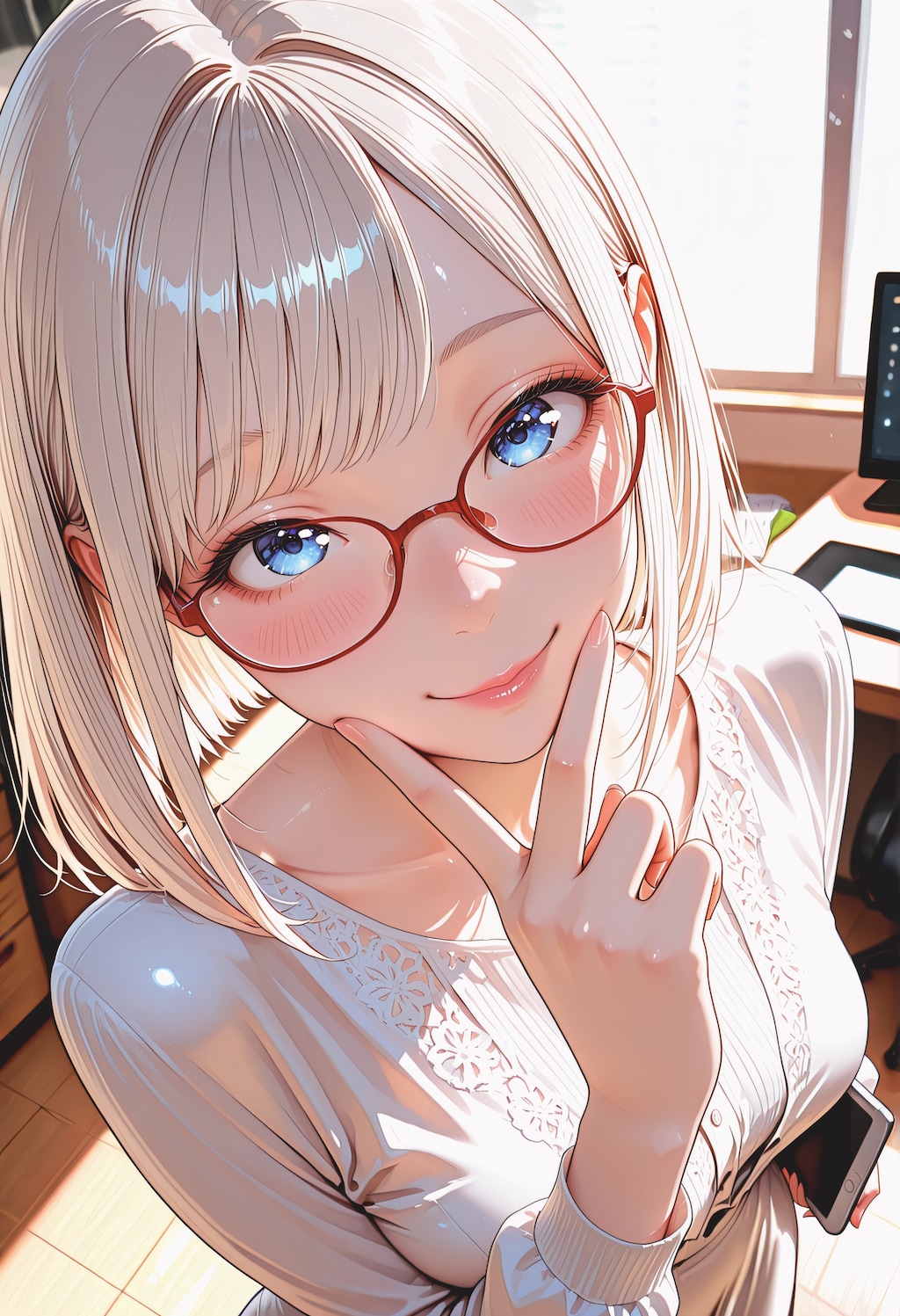 美月ちゃんお仕事中