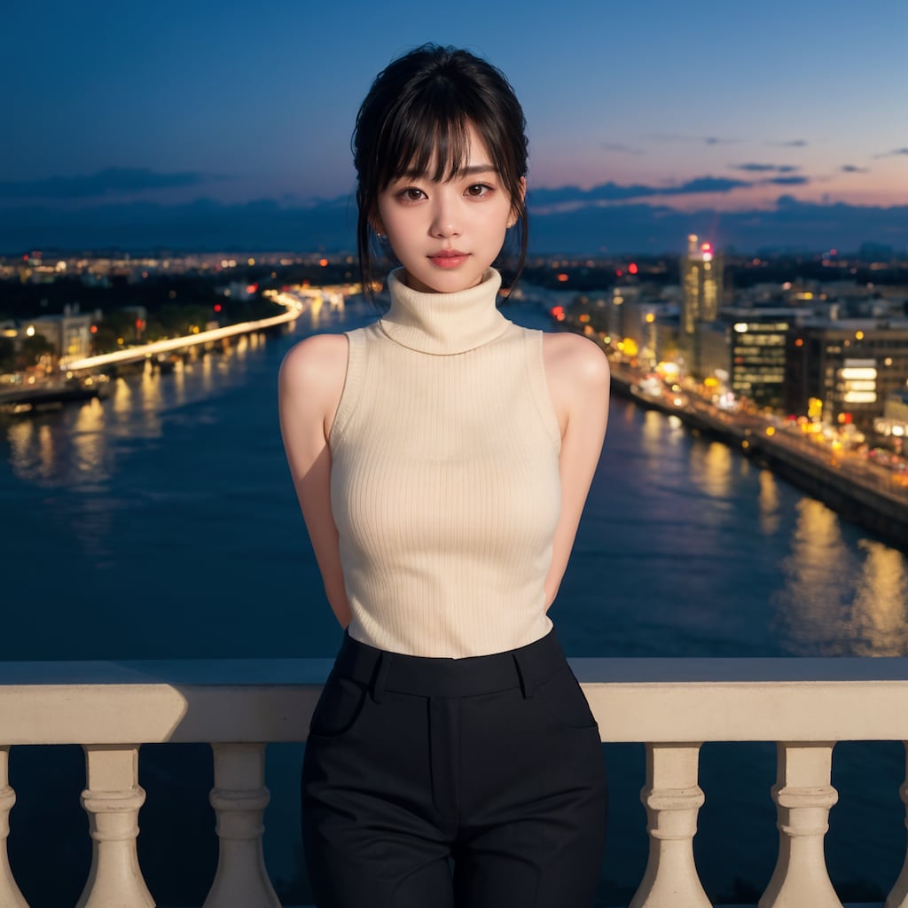 ノースリーブタートルネックニットちゃん 8/10