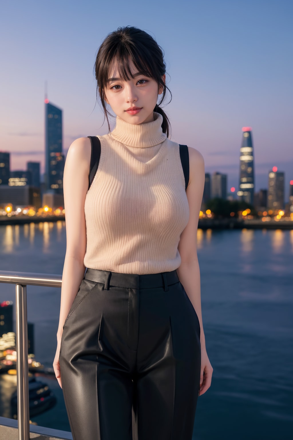 ノースリーブタートルネックニットちゃん 8/10