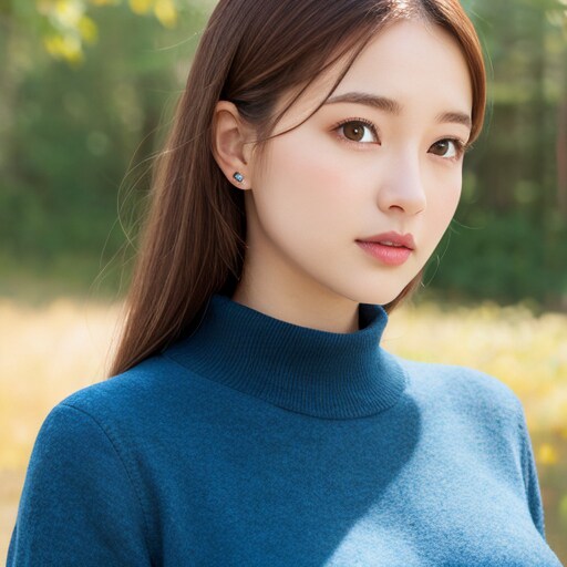 茶髪ロングヘア②