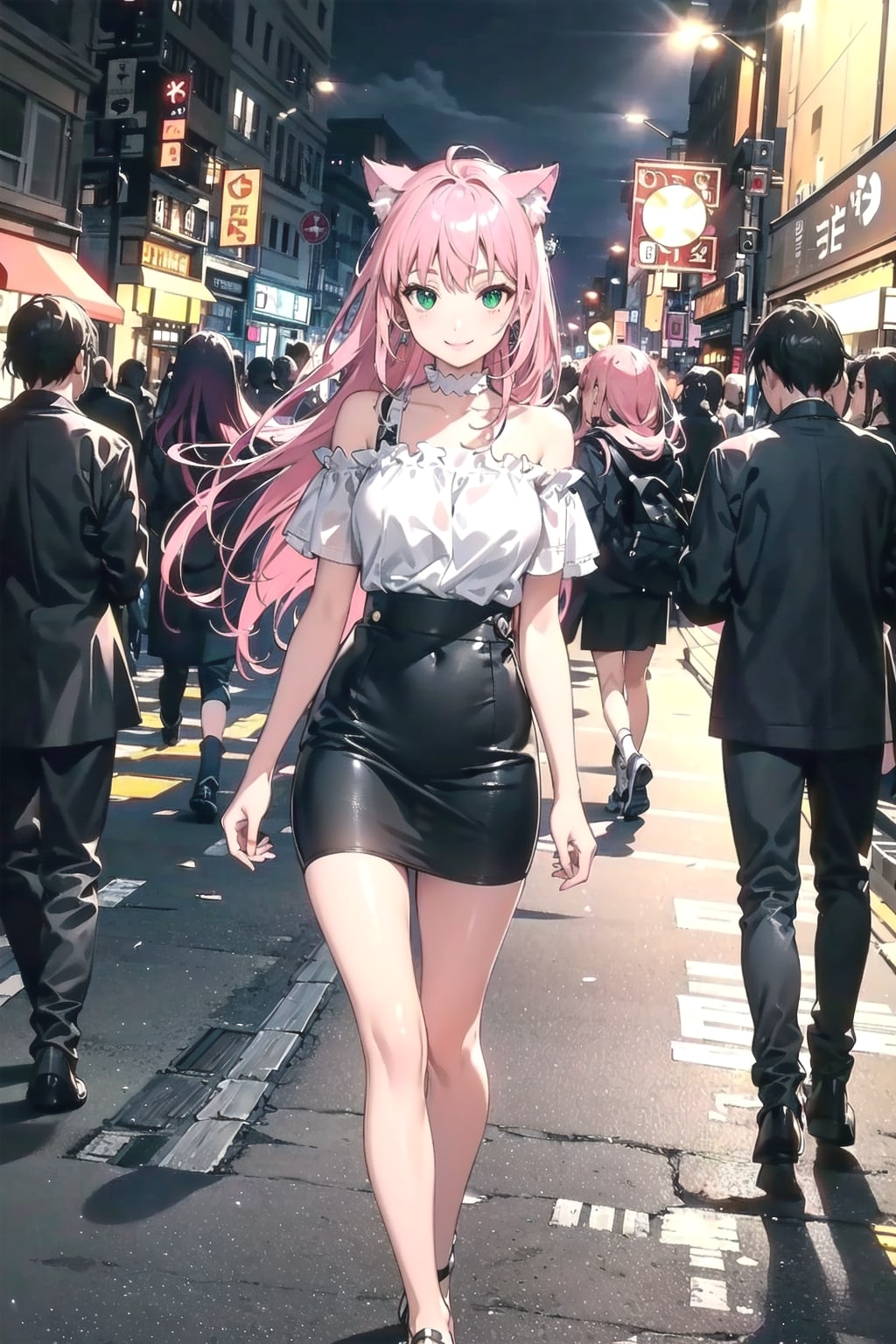 夜の街はあたしのランウェイ🌃キャハッ💕