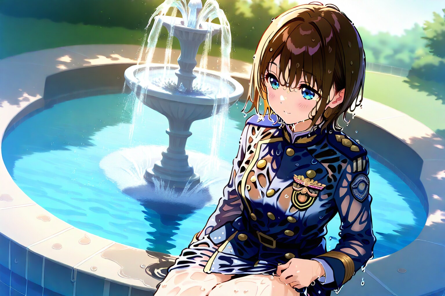 ずぶ濡れ