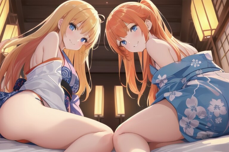 お姉ちゃんたちと一緒に寝よう♡