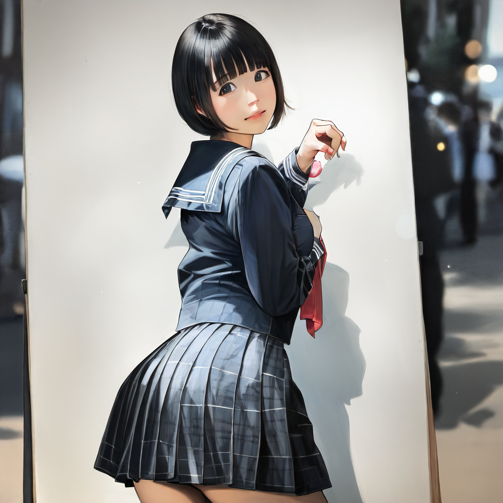 🍑卒業式なプリ尻ボブちゃん🌸