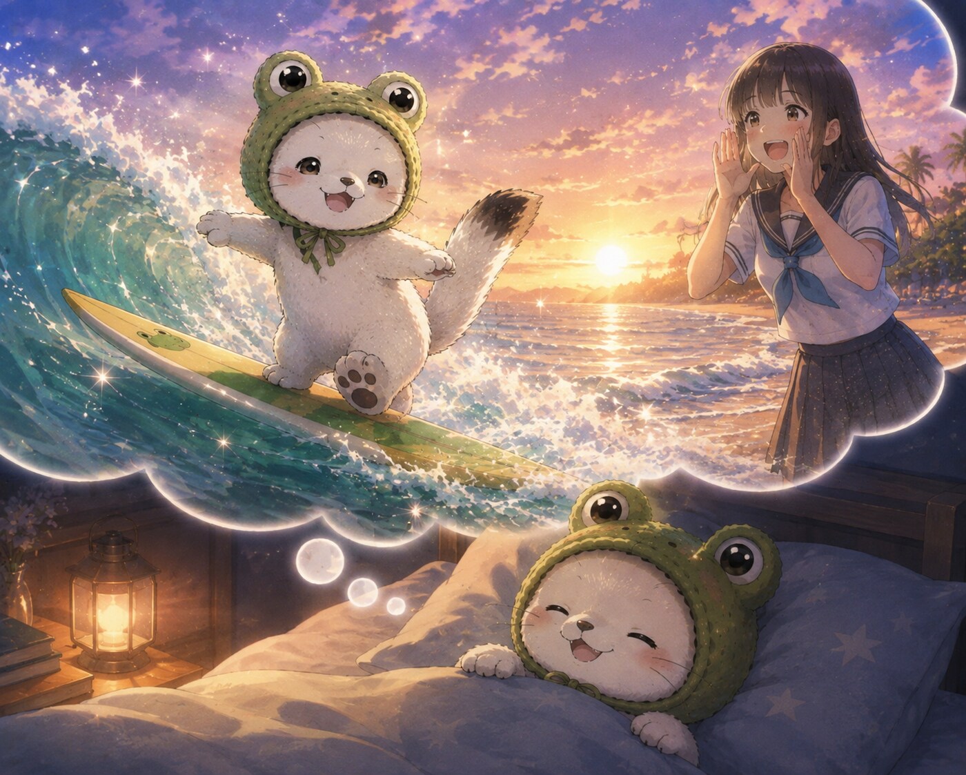 サーフィンの夢を見る | の人気AIイラスト・グラビア