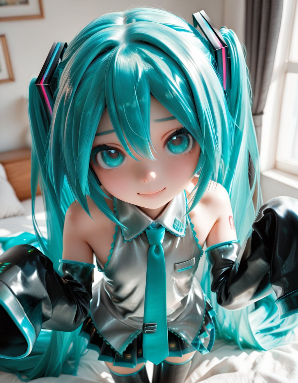 初〇ミク_001（グレー）