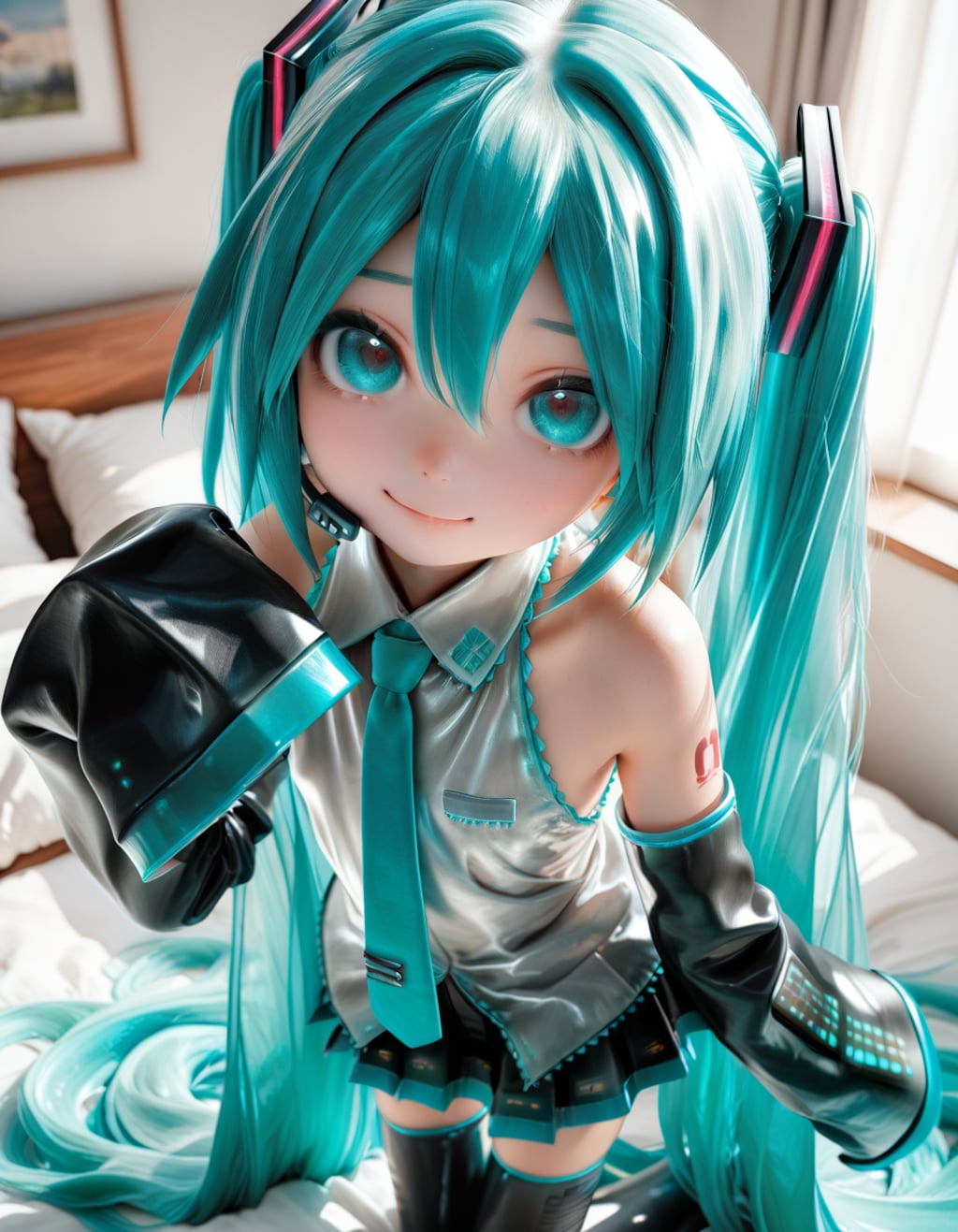 初〇ミク_001（グレー）