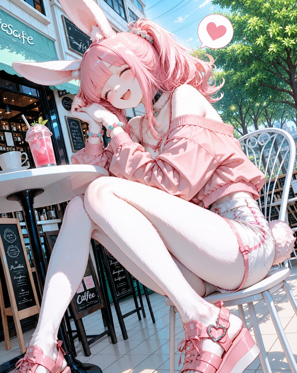 夏の特等席とピンクレモネード
