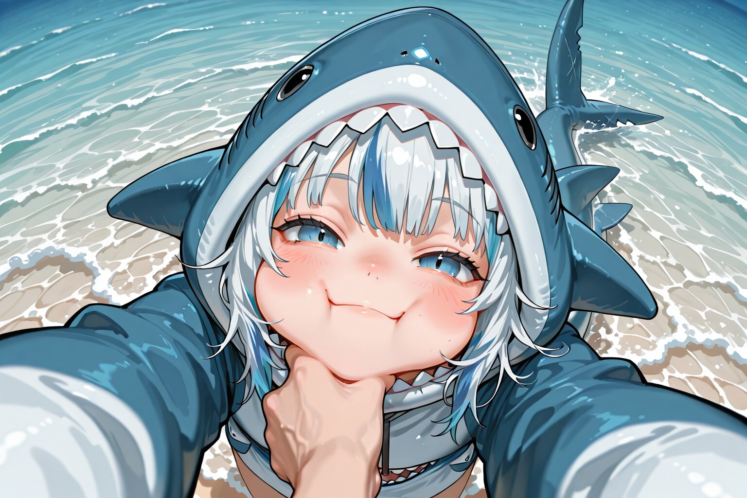 サメのきぐるみ（モデル: ECHIDNA） | の人気AIイラスト・グラビア