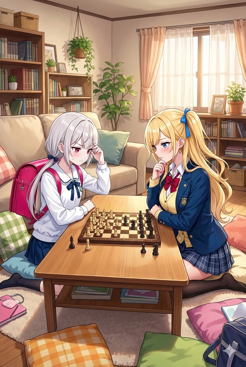 天原家のシスターズウォーズ　チェス編 | の人気AIイラスト・グラビア