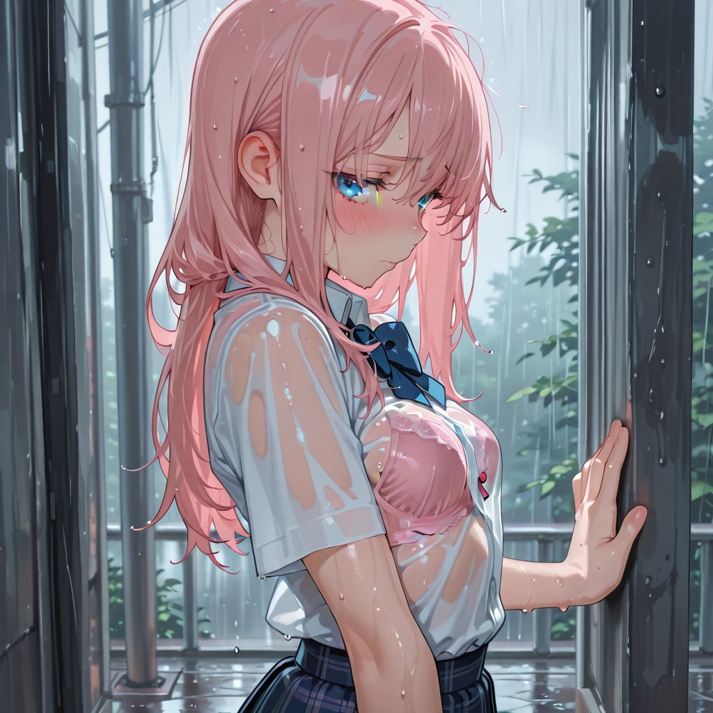 台風の日のどなちゃん