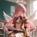 ピンク髪天使ちゃん学校 6枚目