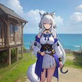 Stable Diffusion。いくつか出力した中のお気に入り。（6月13日） 2枚目