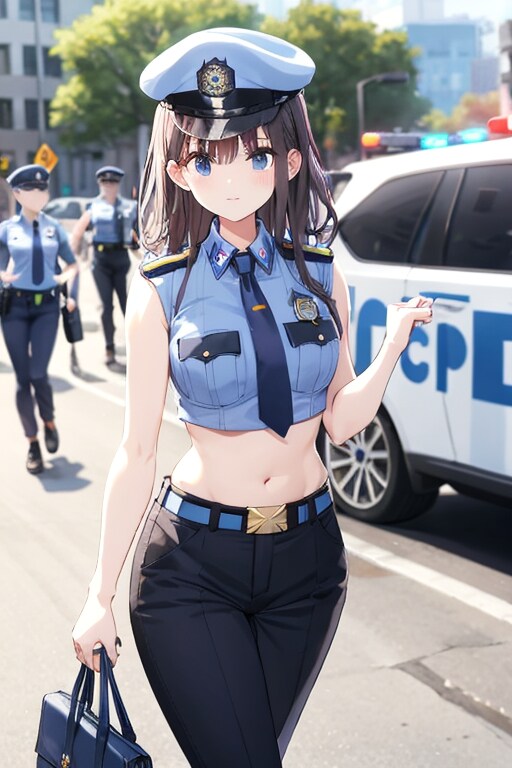 かっこかわいい婦警