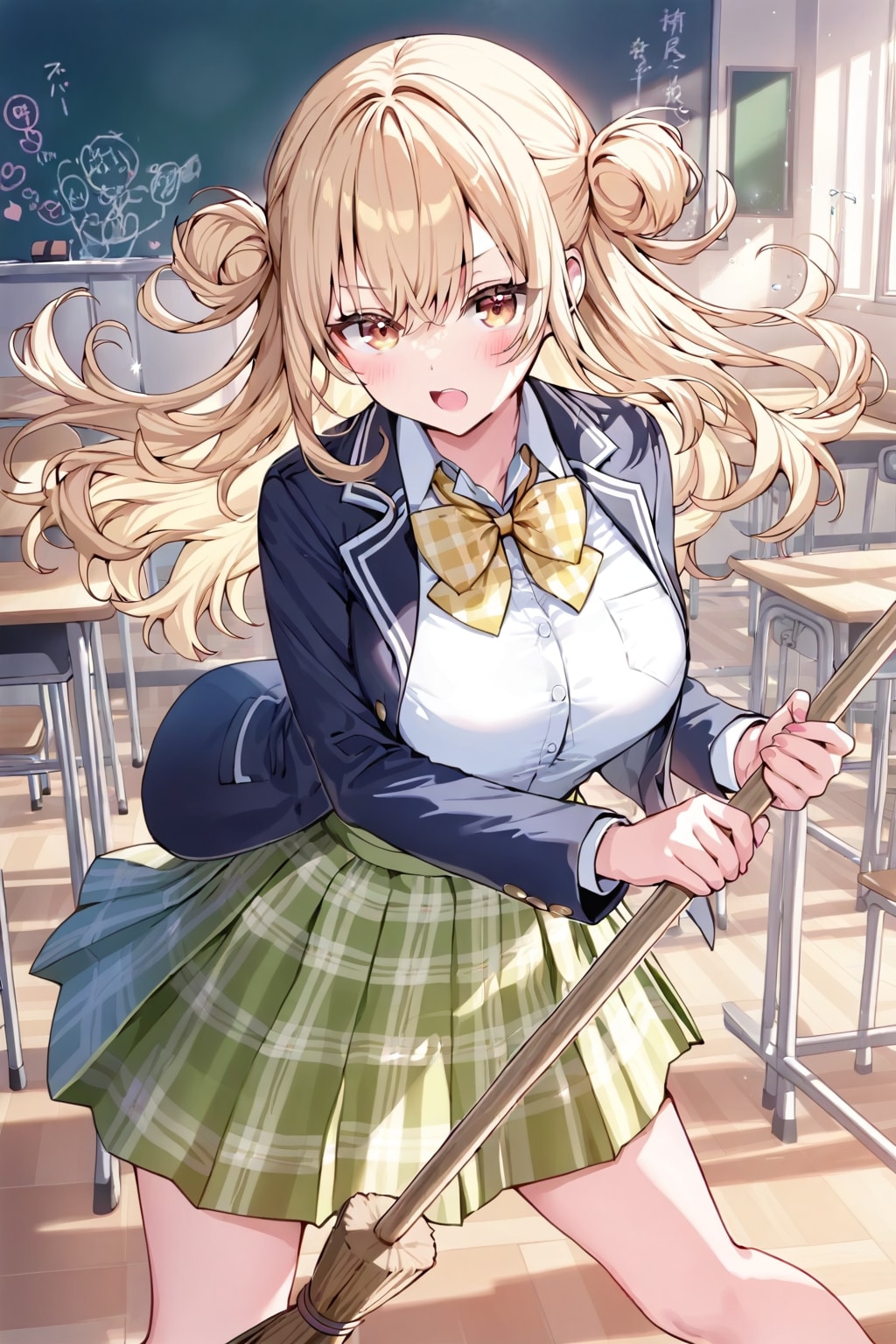 掃除中ふざける