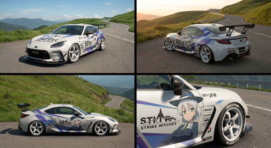 ストライクウィッチーズ痛車GR86
