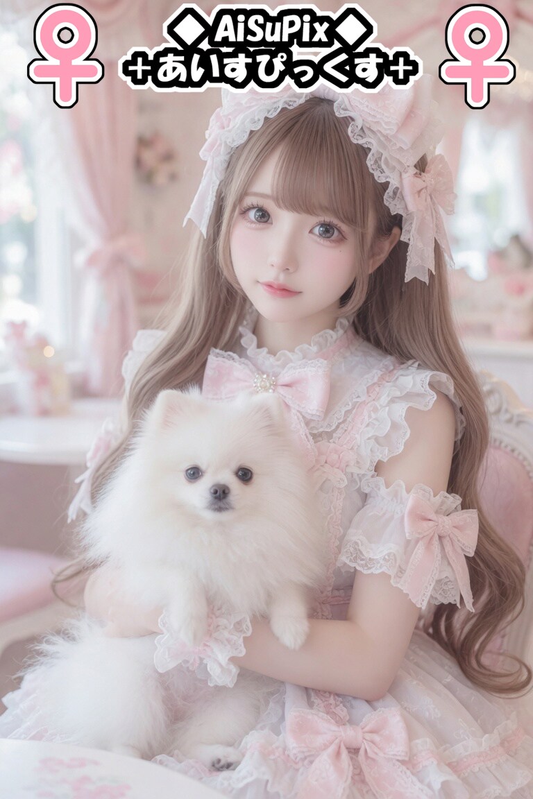 💙AiSuPix／ポメラニアンとロリィタちゃん💙