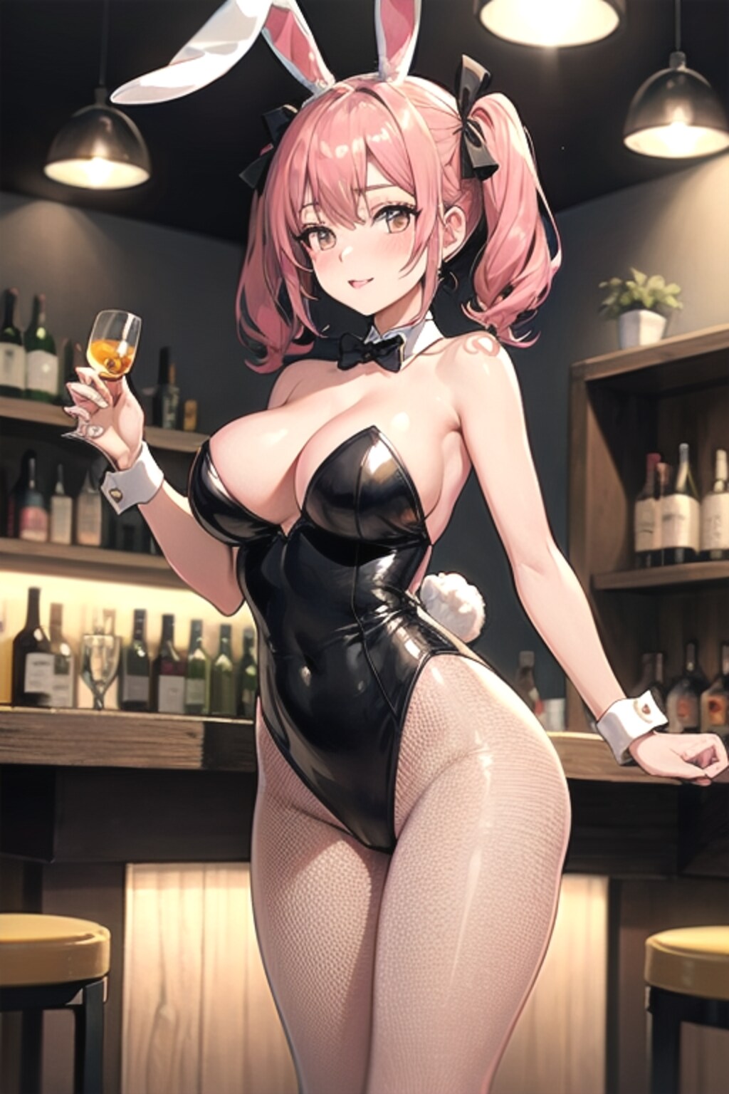 桜色バニーガール