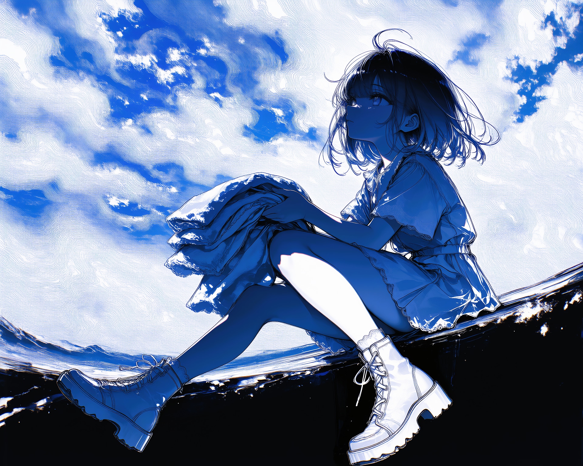 洗濯日和 | の人気AIイラスト・グラビア