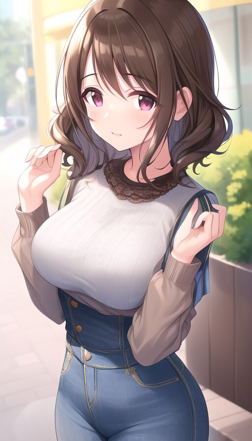 着衣の女の子