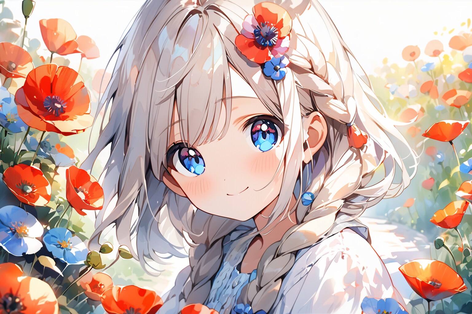 ポピーと葵音ちゃん