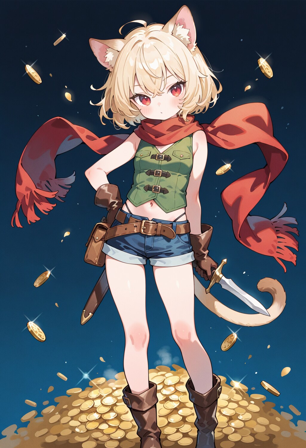 ネコミミ盗賊少女