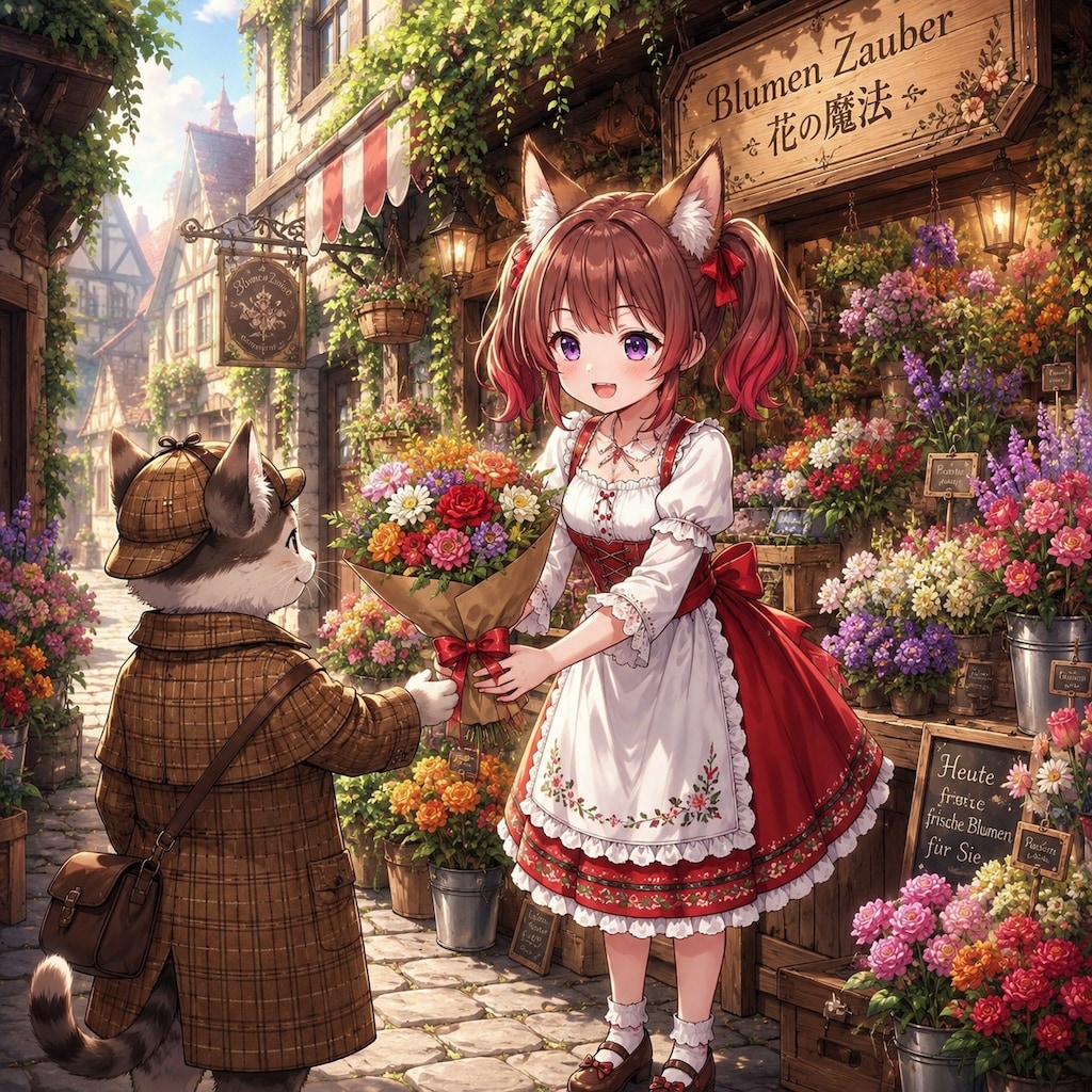 幼女ちゃんのお花屋さん
