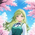 緑髪の女の子　その２ 4枚目