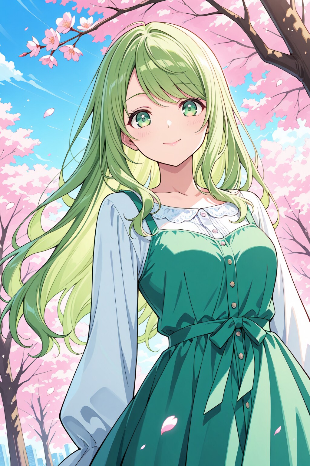 緑髪の女の子　その２